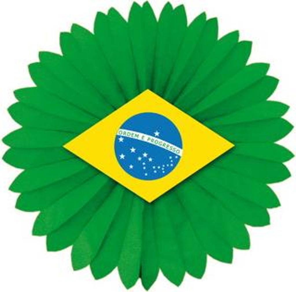 Dekofächer Brasilien Raute, Ø 60 cm Produktbild 