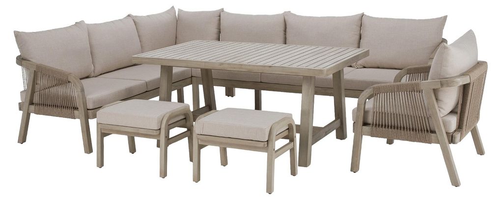 Kondela Parven Gartenmöbel - beige / natürliche Patina Produktbild 