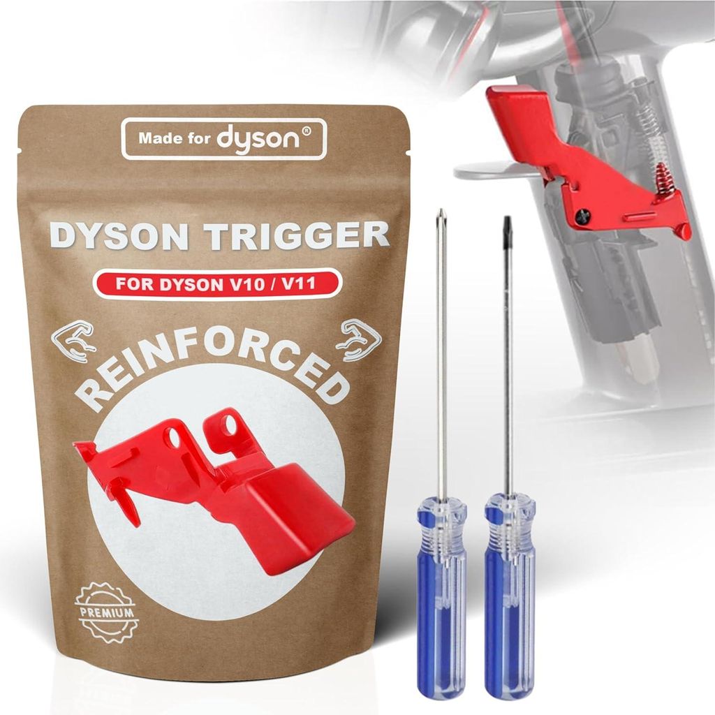 V11 V10 Schalter Verstärkt, Ersatzteile Trigger Reparieren Knopf für Dyson Staubsauger mit Schraubenzieher