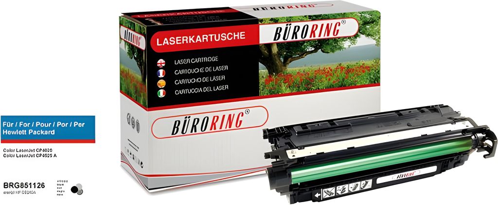 Toner Cartridge schwarz für HP Color LaserJet CP 4025, 4525A,