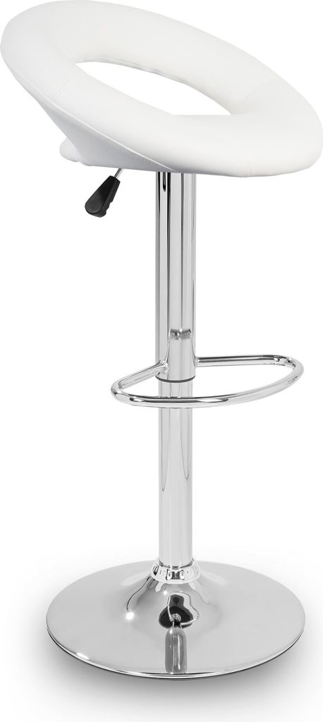 Aga Barhocker MR2036 Weiss Kunstleder bis 150kg belastbar Produktbild 
