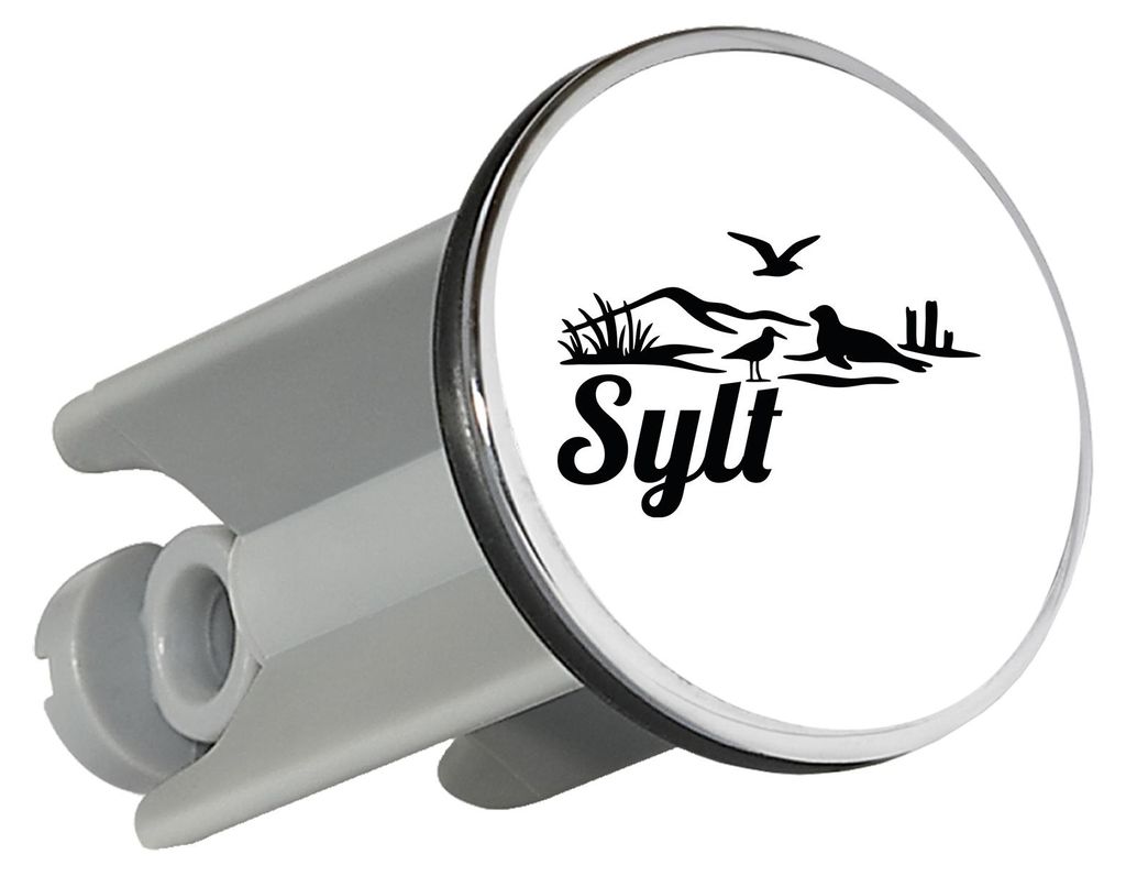 Huuraa Waschbeckenstöpsel Sylt Strandmotiv 4cm Produktbild 