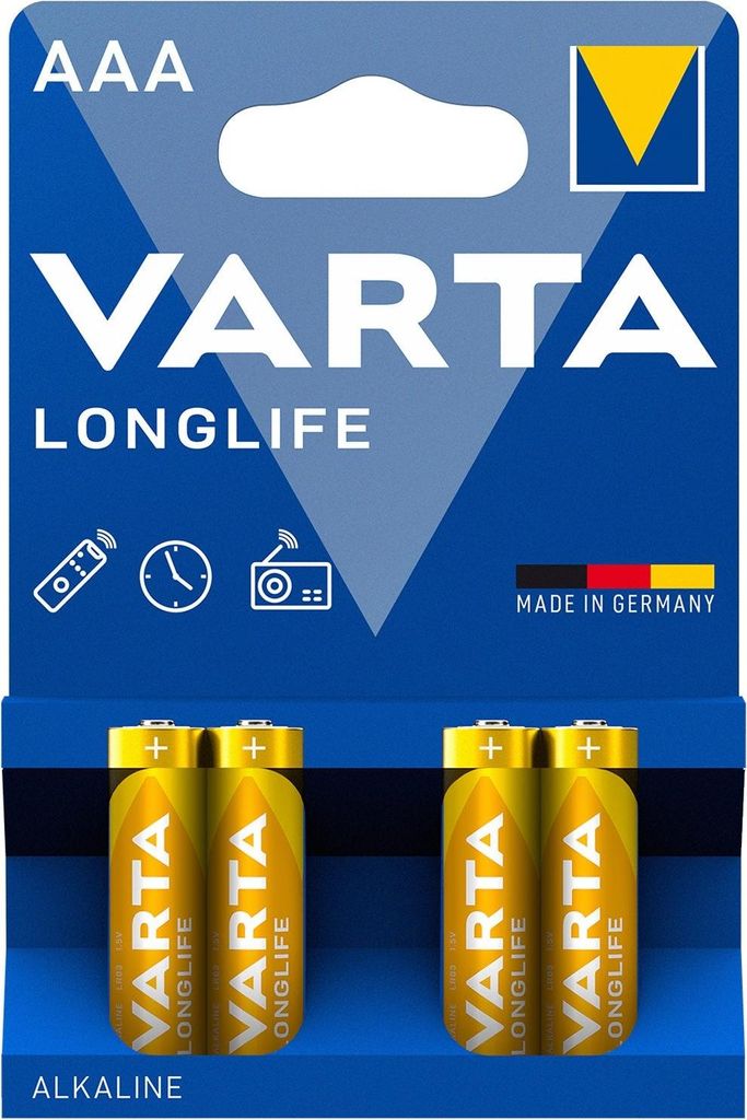 Longlife AAA / LR03 Batterie 4er-Pack