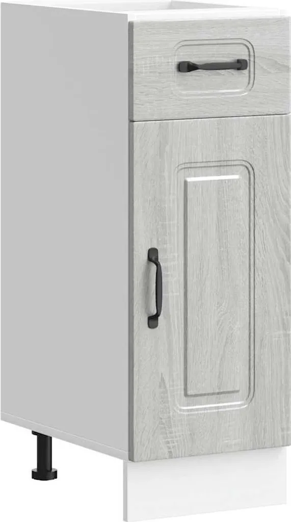 Arreda con Stile: Base Cucina vidaXL Kalmar Grigio Sonoma Moderno