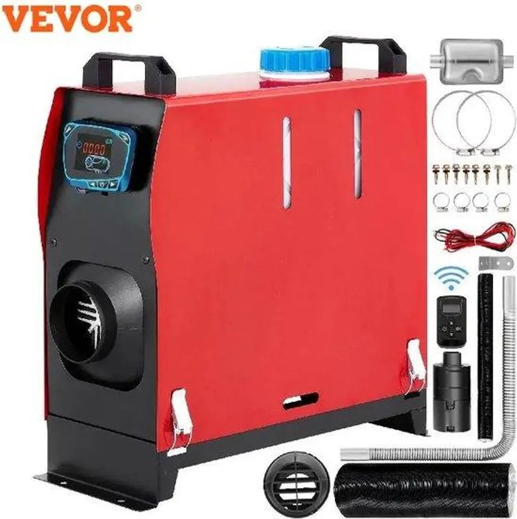 Chauffage Stationnaire Diesel 12V pour Van et Camping-car avec Écran LCD