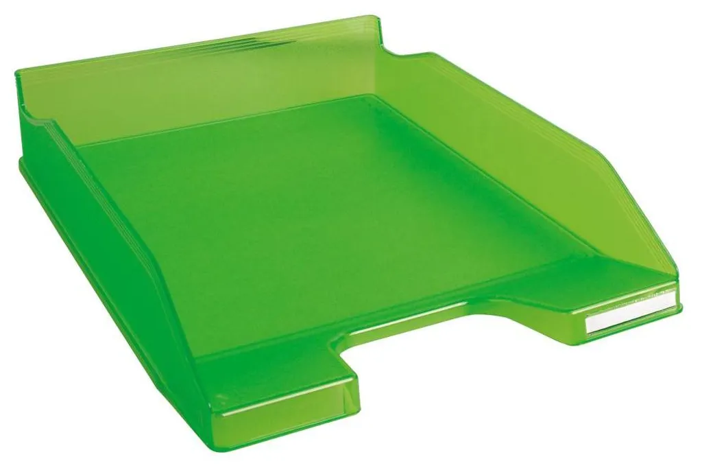 Bac à courrier A4 vert pomme pour organisation de bureau professionnel