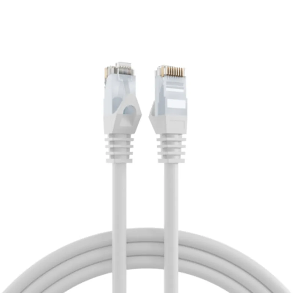 Câble réseau RJ45 EFB Cat.6 U/UTP LSZH CCA 50m blanc haut débit fiable