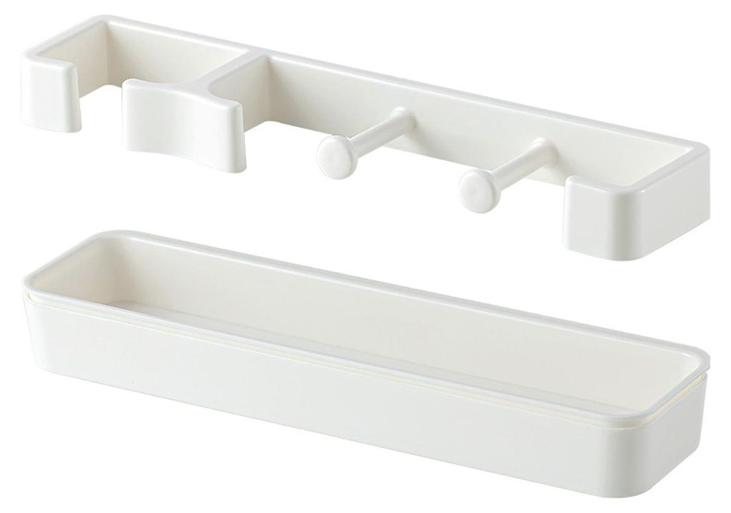 Schirmständer mit integrierter Abtropfbox und Wandhalterung für Regenschirme zur Entwässerung und zum Auslaufenlassen von Wasser – ideal für ...