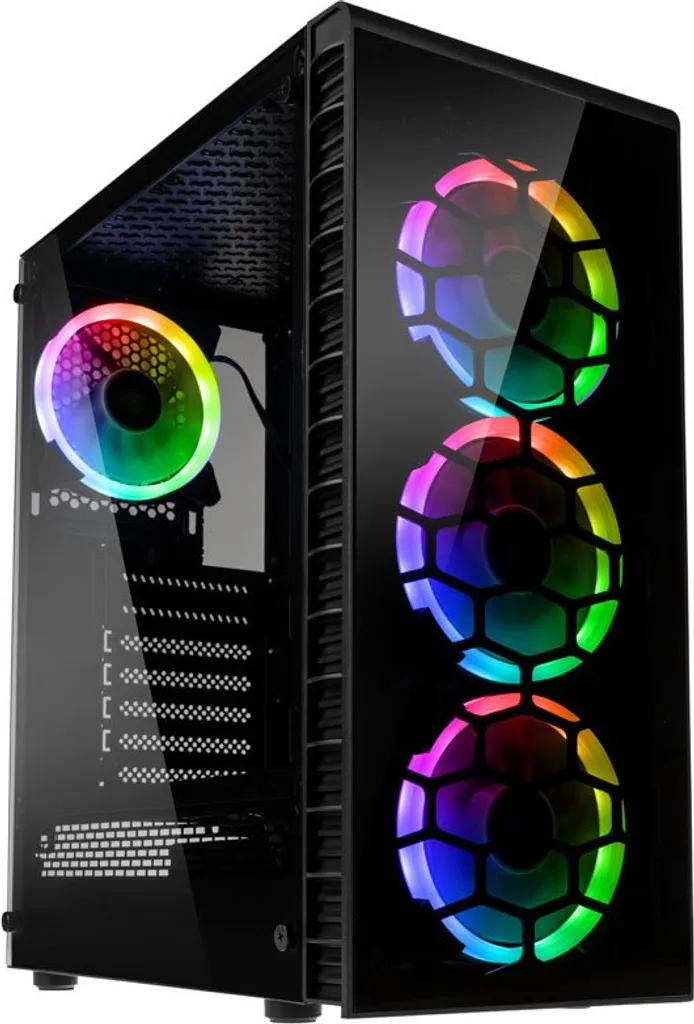 Boîtier Gamer Kolink Observatory Lite ARGB Noir pour Setup Gaming Gaming