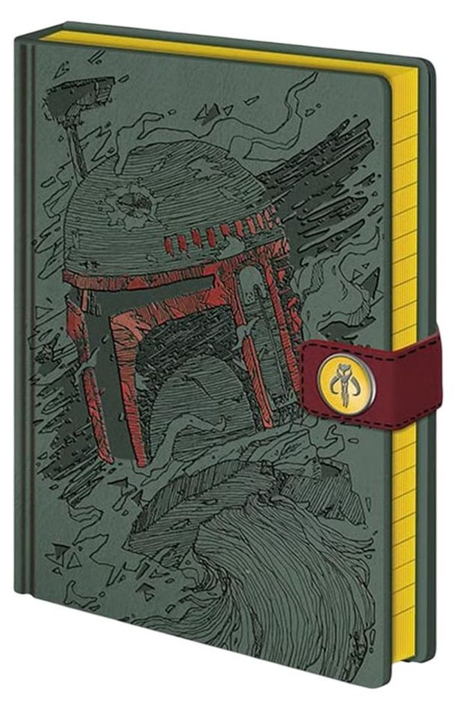 Star Wars - Notizbuch, Boba Fett, A5 CD895 (Einheitsgröße) (Grün)
