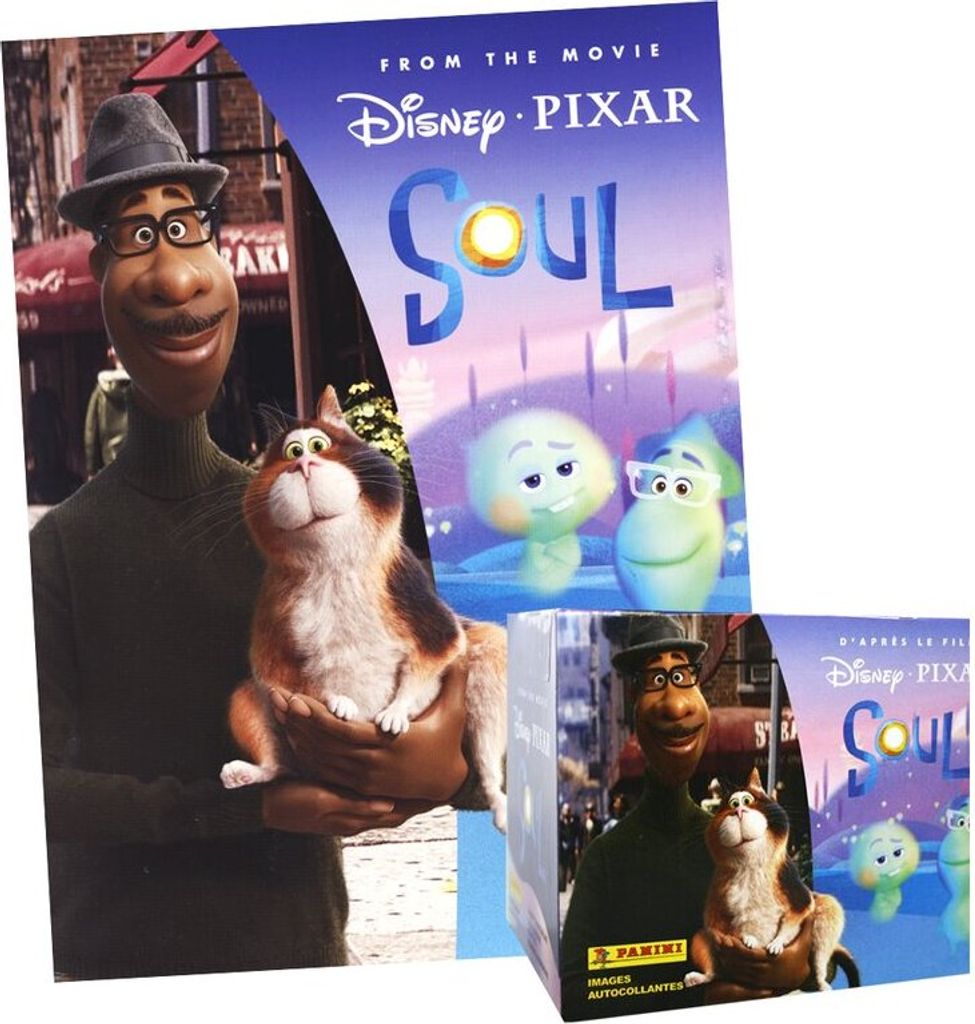 Disney Soul Movie - Sammelsticker - 1 Display (36 Tüten) + 1 Album