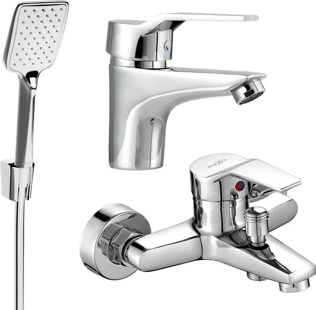 Mexen Caro R62 Set Bagno Economico ma Robusto 746603R62-00 Cromo