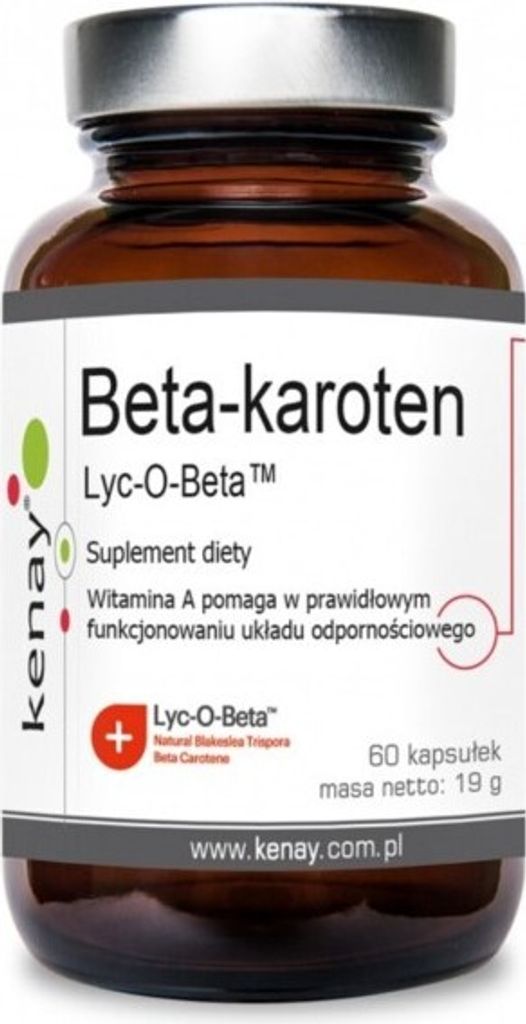 Kenay Beta-Carotin-Provitamin und Lyc-o-Beta 60 Kapseln BI8887