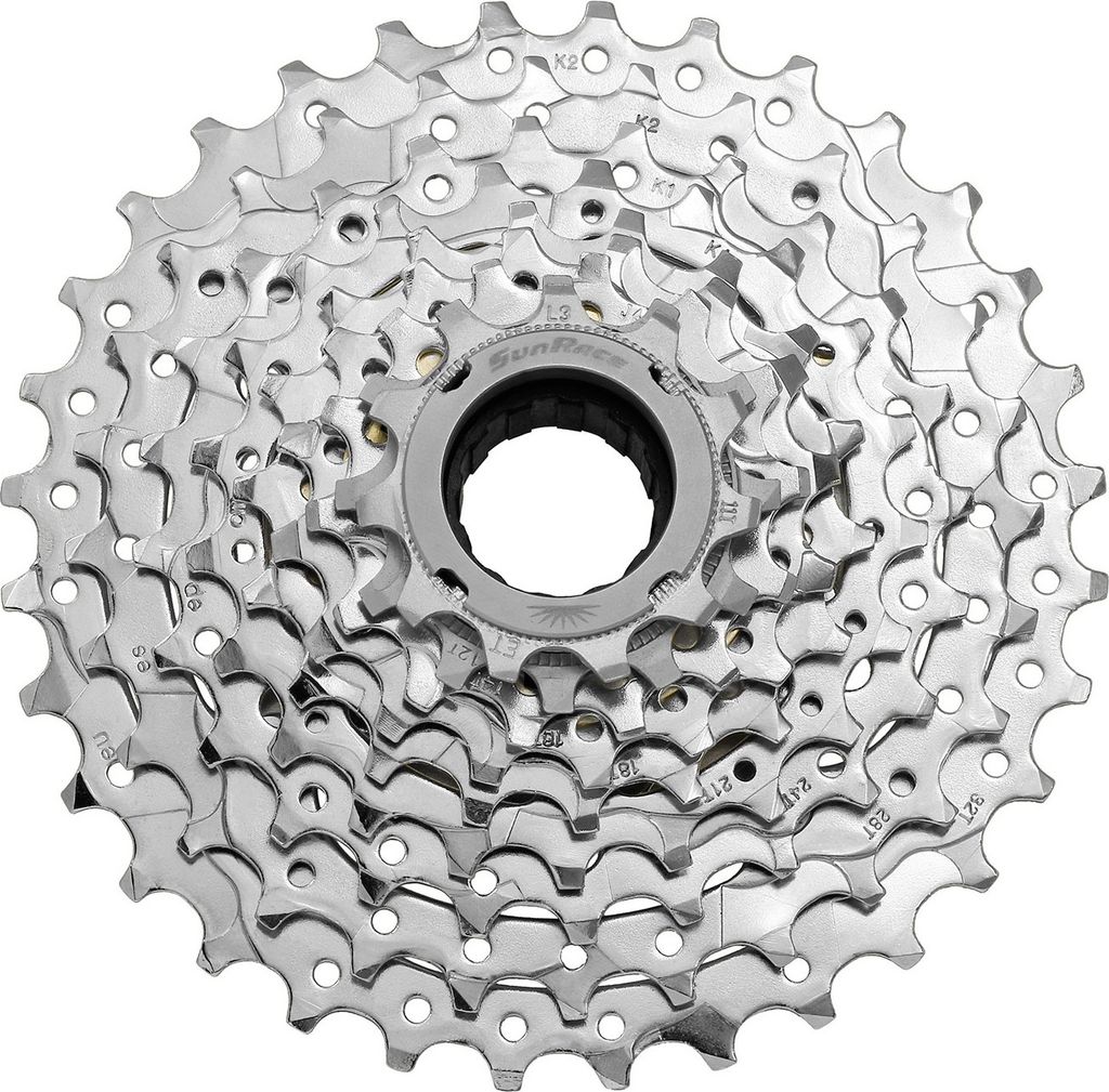 Sunrace E-bike Mfex9 Kassette Silber 9s / 11-32t Silber 9s Produktbild 2