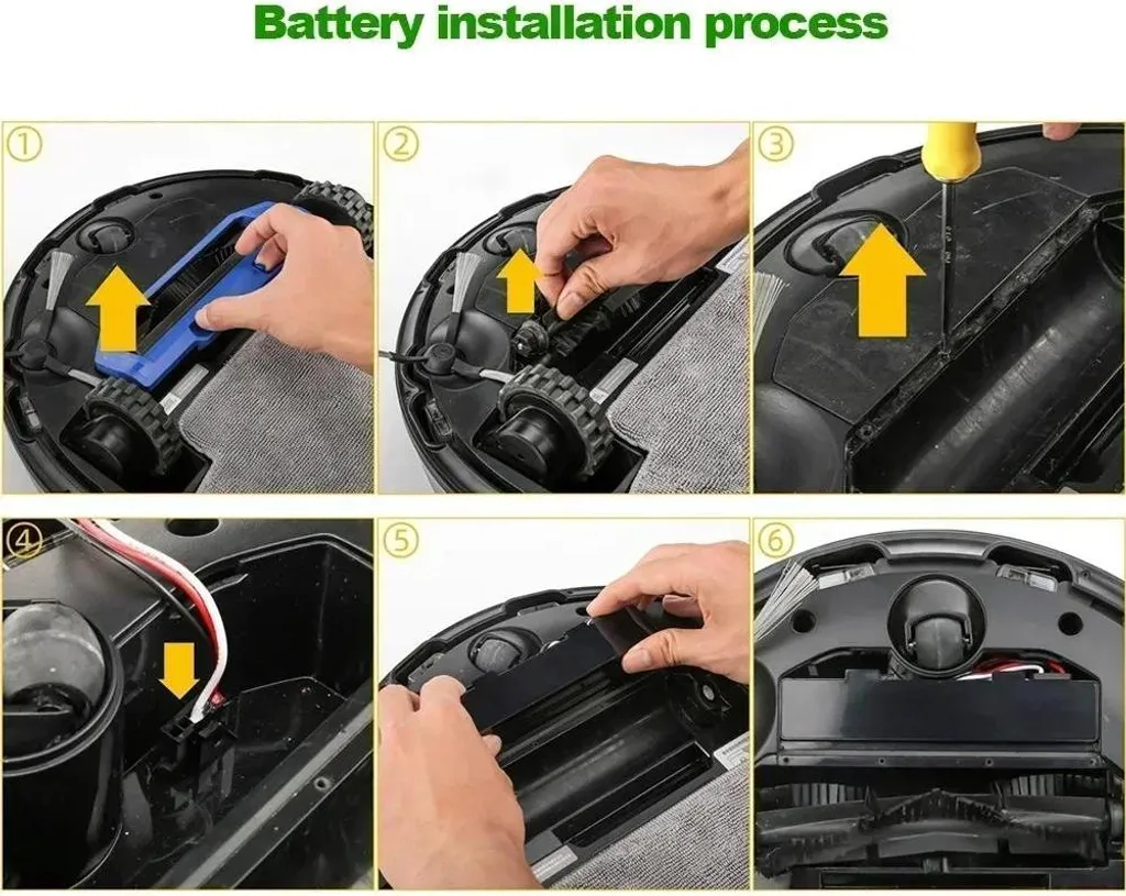 Batteria 6800mAh per STYTJ02YM JX37 | Ricambio Potenziato Robot 14.8V - 3