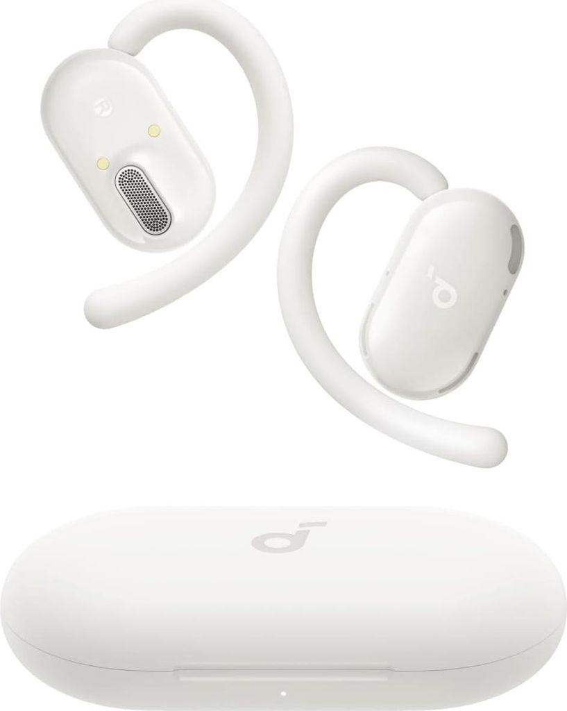 soundcore Anker V20i Open-Ear Bluetooth Kopfhörer mit BassUp, LED, 36h Laufzeit, IP55, 4 Mikrofone für klare Anrufe, Bluetooth 5.4, Multipoint