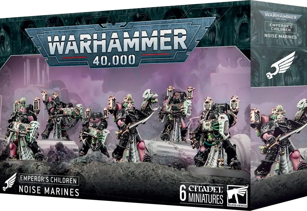 Noise Marines Emperor's Children avec Armes Soniques Warhammer 40.000