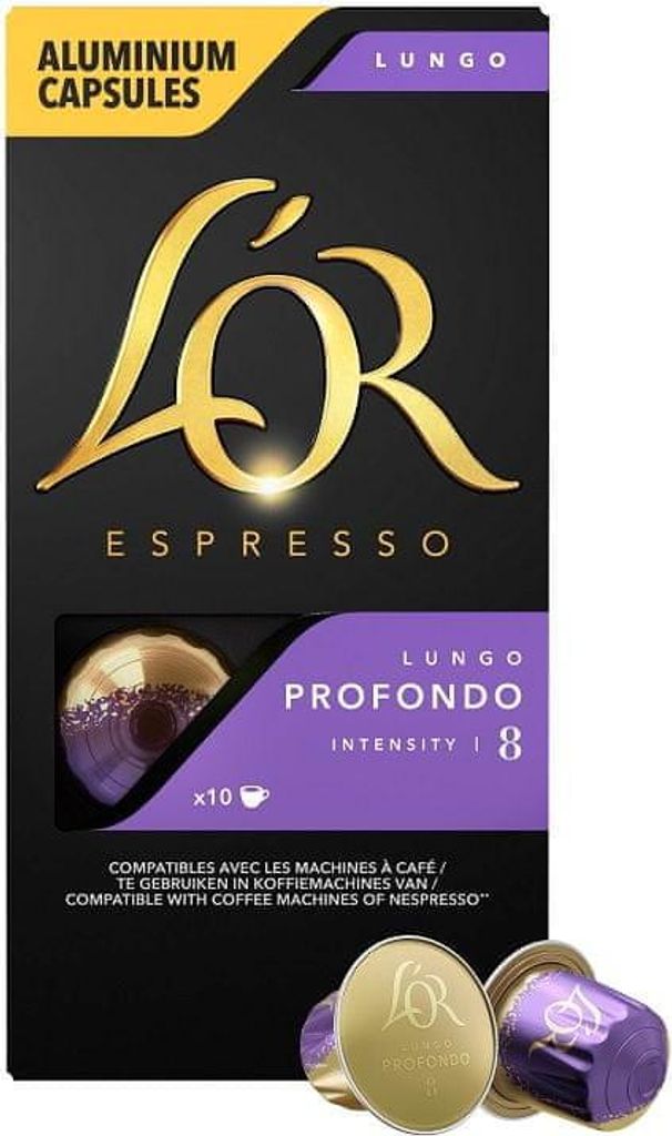 L'Or Espresso Lungo Profondo | 10 Nespresso® komp. Kapseln Produktbild 