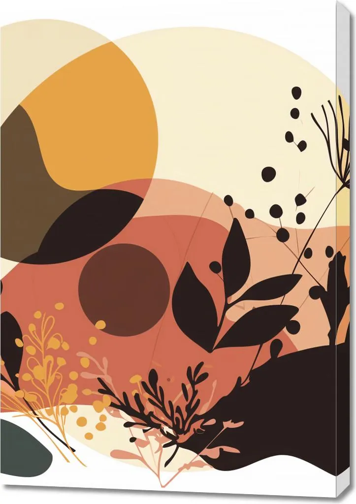 Quadro Moderno 70x100 Paesaggio Tramonto Giardino Arredo Soggiorno