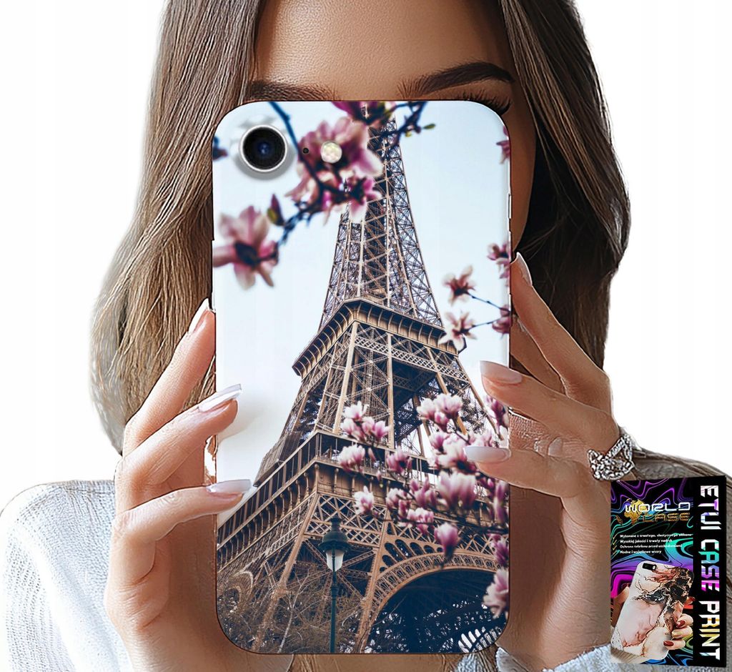Etui Für Iphone Se / Se2 - Paris Eiffelturm Schöne Rückseite