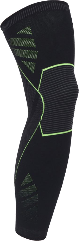 Atmungsaktive Knieschützer aus Nylon halten warm, Druck, Fitness, Langrohr-Beinschutz für Sport-Outdoor-Aktivitäten
