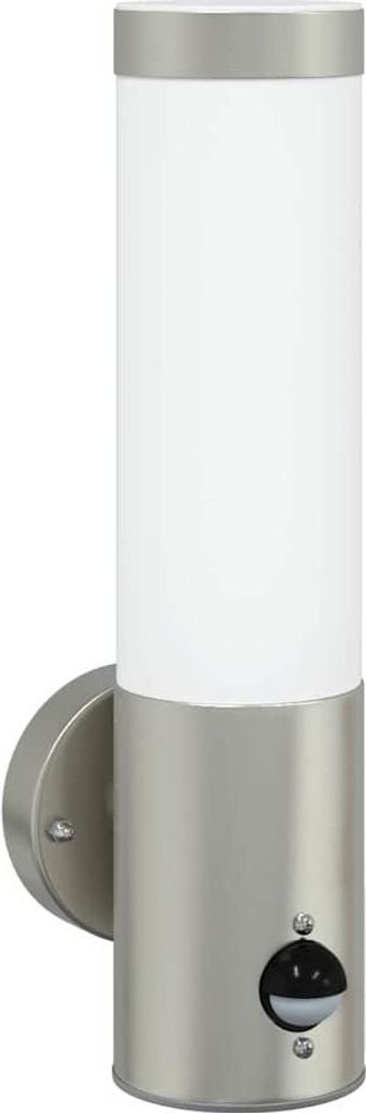 vidaXL Lampada da esterno argento 12 x 8,5 x 29 cm in Immagine del prodotto 