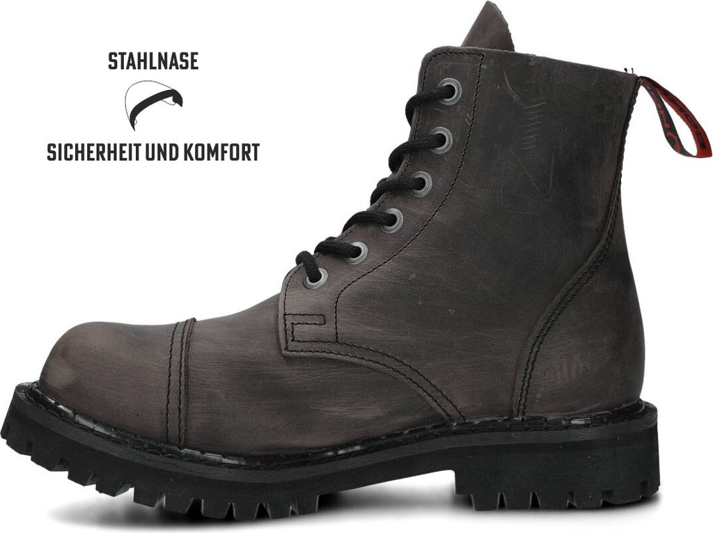 NAGABA Stahlkappenschuhe Damen Herren Stiefel 6H - Leder - Produktbild 3