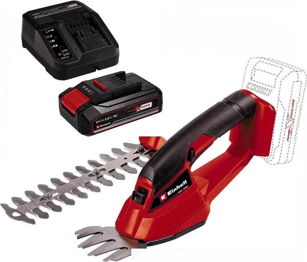 Einhell Akku Gras- und Strauchschere GC-AGSS 18 Li- 18V Produktbild 