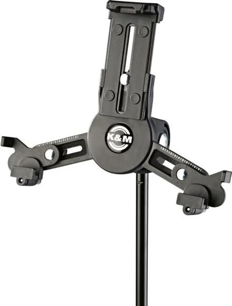 Support tablette pour musiciens K&M 19795 avec pied de sol réglable - 2