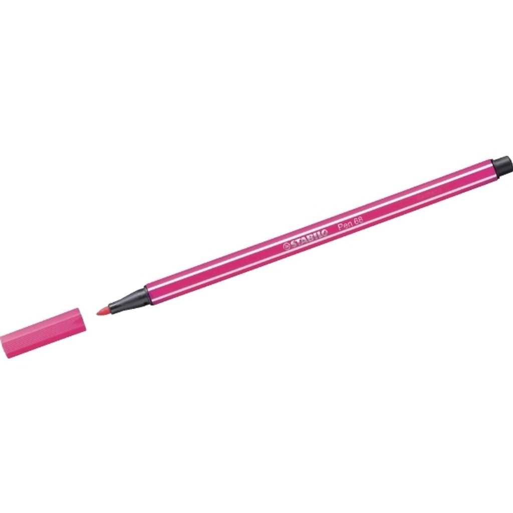 Stylo feutre premium - STABILO Pen 68 - stylo simple - rose Image du produit 
