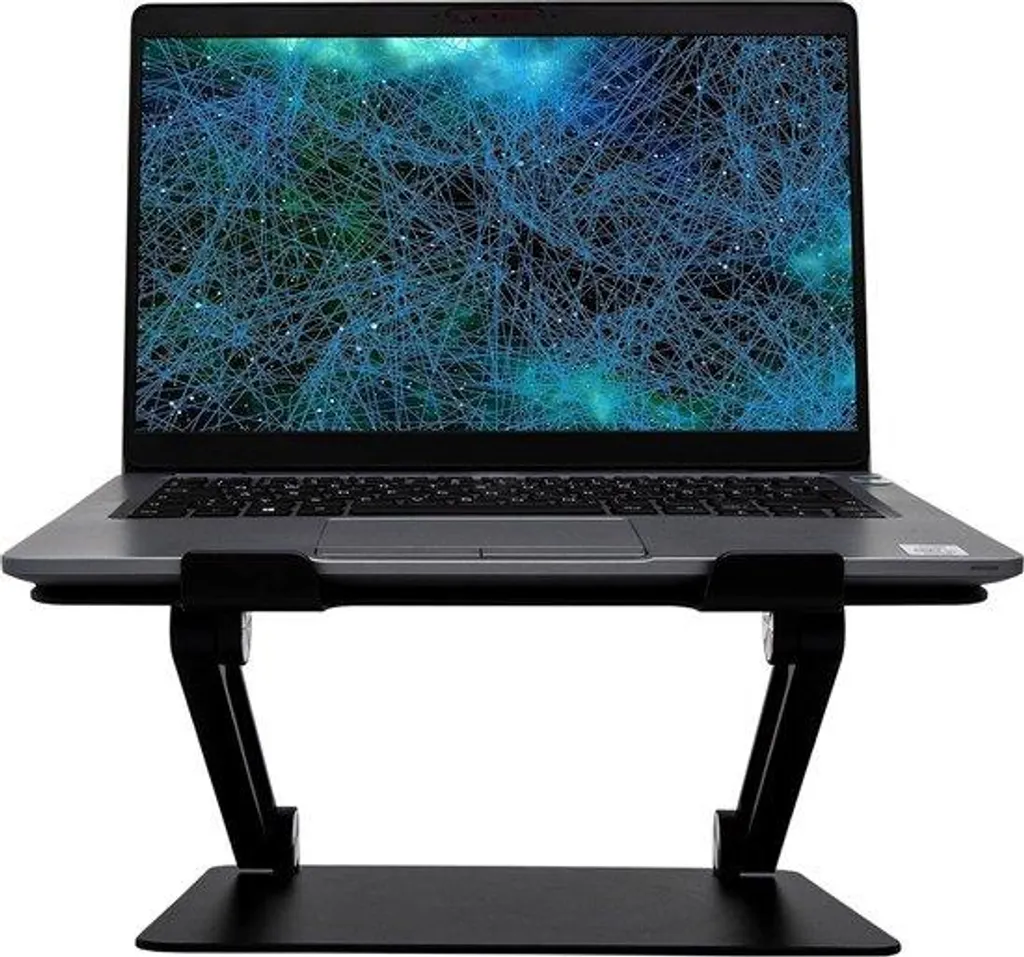 Support ordinateur portable pour télétravail - Bureau réglable en alu