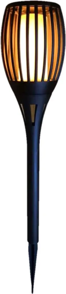 Éclairage d'allée solaire - Torche de jardin LED 78cm flamme vacillante