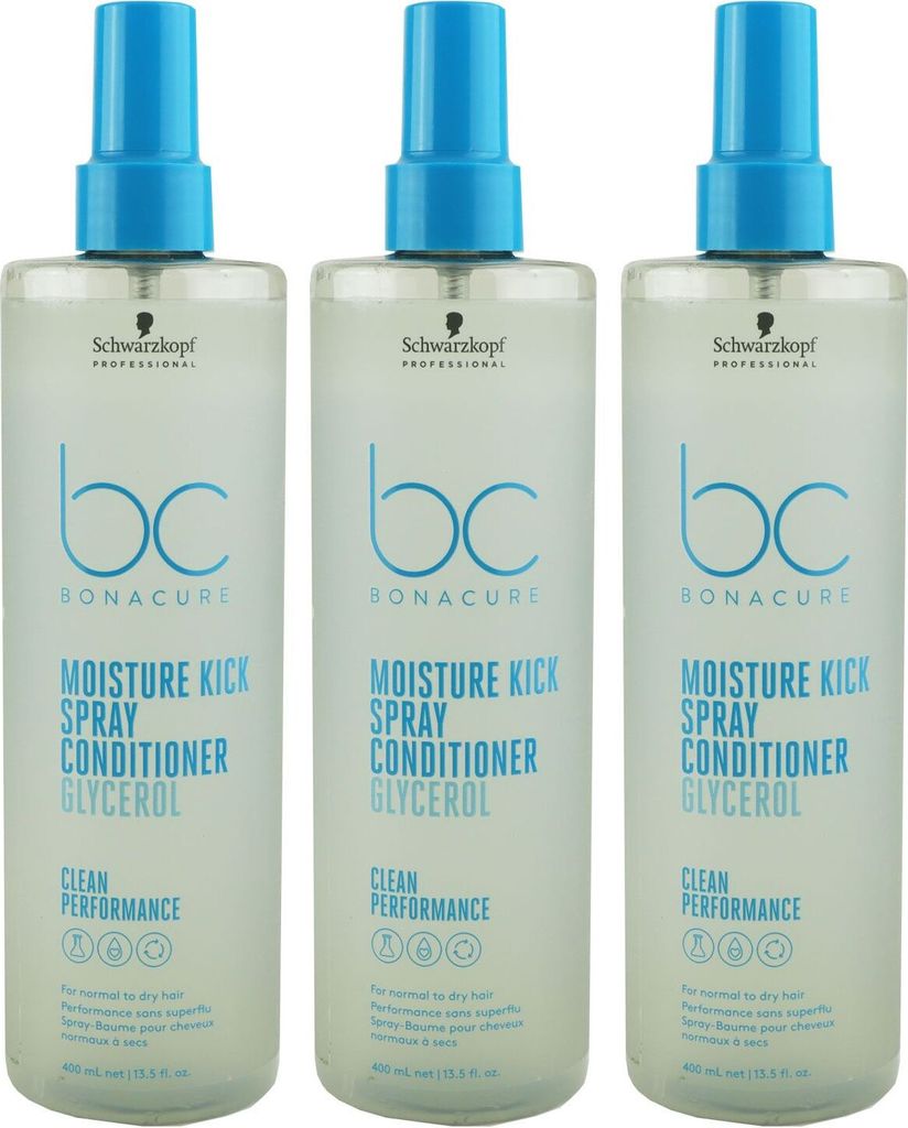 Schwarzkopf Bonacure Moisture Kick 3 x 400 ml Produktbild 
