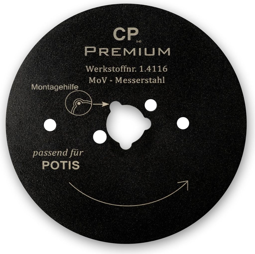 Kreismesser Potis 80 Teflon