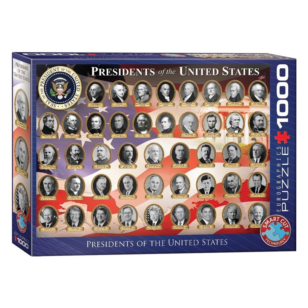 Eurographics Puzzle Präsidenten der Vereinigten Staaten, 1000 Teile, 68 x 48 cm, 6000-1432