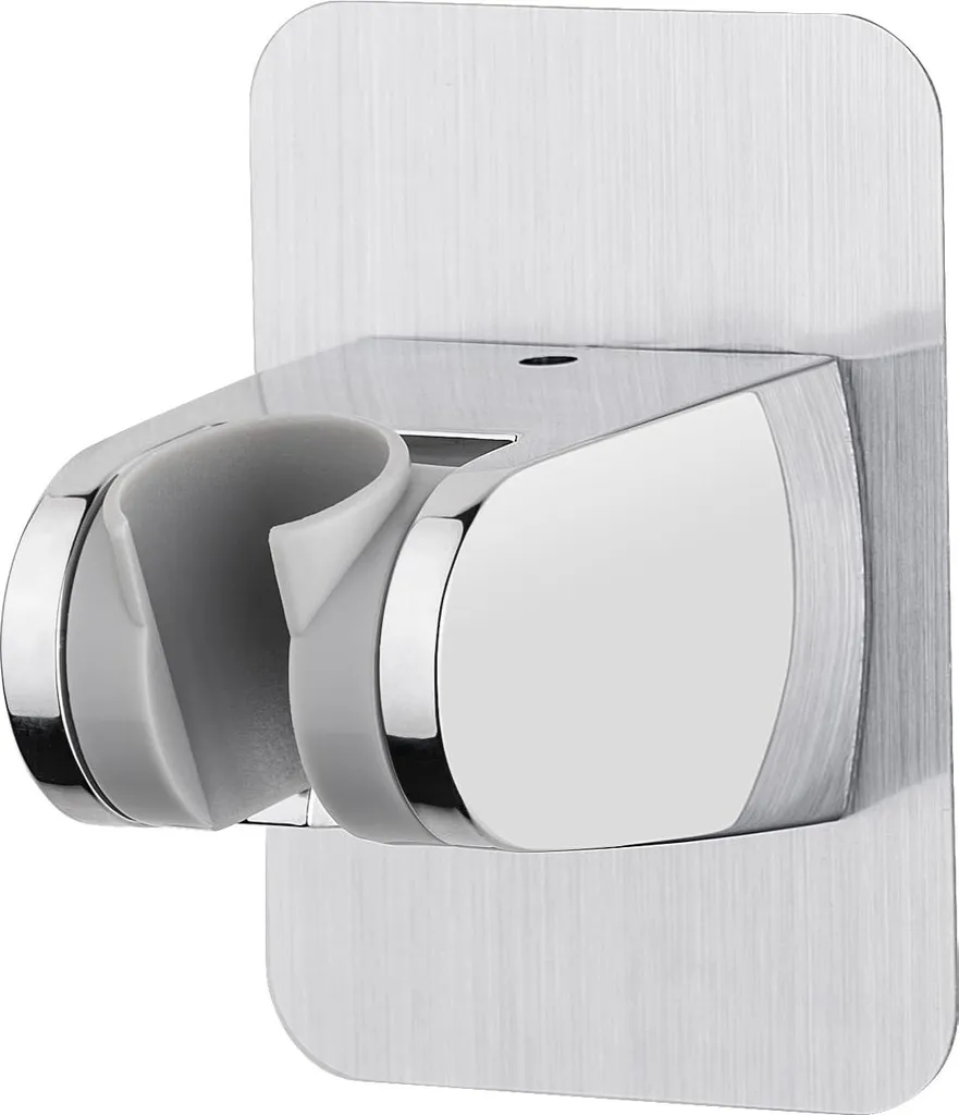 Ibergrif M20405 Support de Douche Adhésif 3M Réglable Chrome Argenté