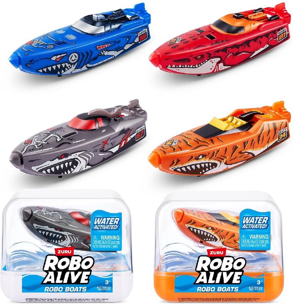 van der Meulen Robo Alive wasseraktivierte Spielzeugboote - Produktbild 