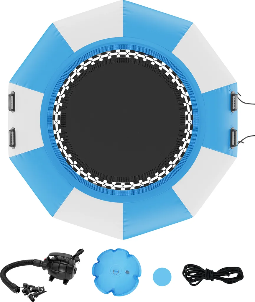 Plateforme de natation et trampoline gonflable 2m pour lac et piscine