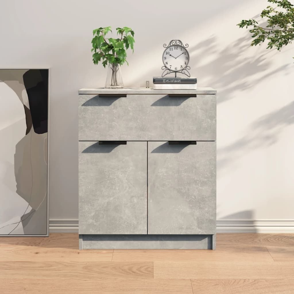 vidaXL Příborník betonový šedý 60x30x70 cm odvozený výrobek Obrázek produktu 