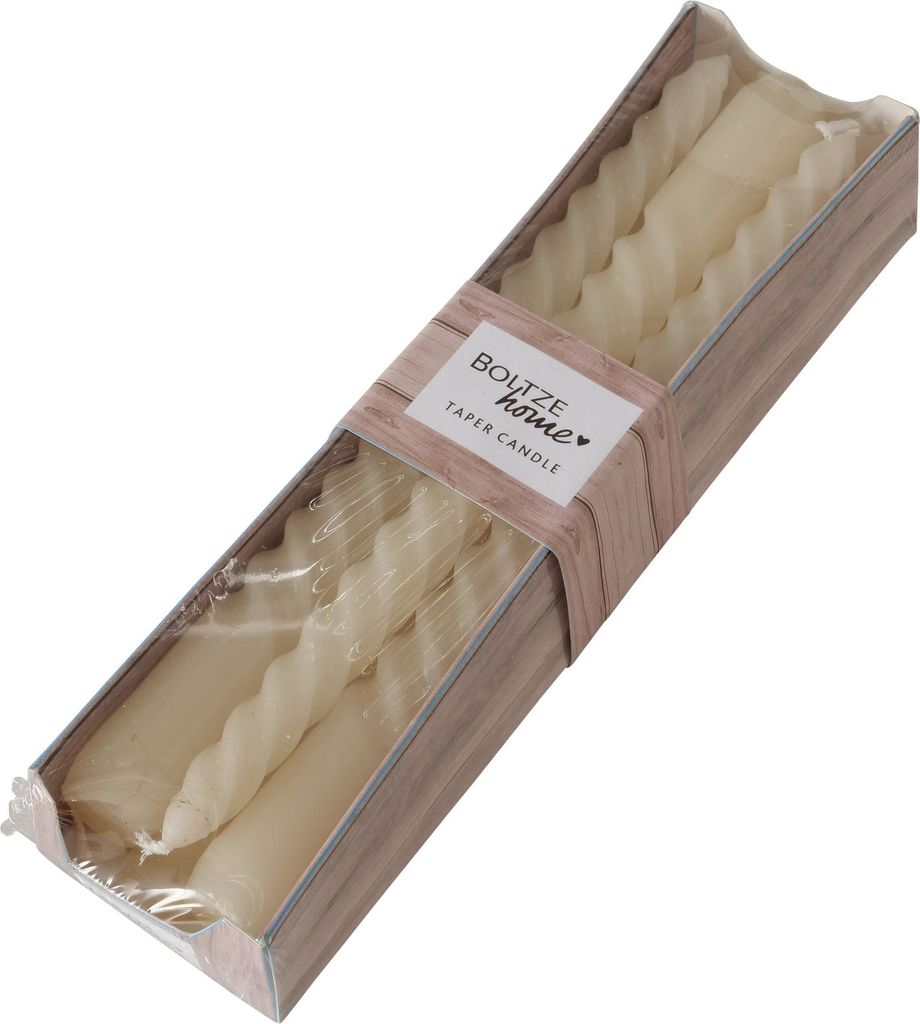 Pazzo 6ks sada sviečok krémová Obrázok produktu 