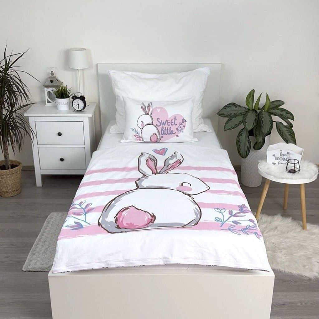 Biancheria Da Letto in Jersey per Bambini, 100 X 135 + 40 X 60 Cm, Set