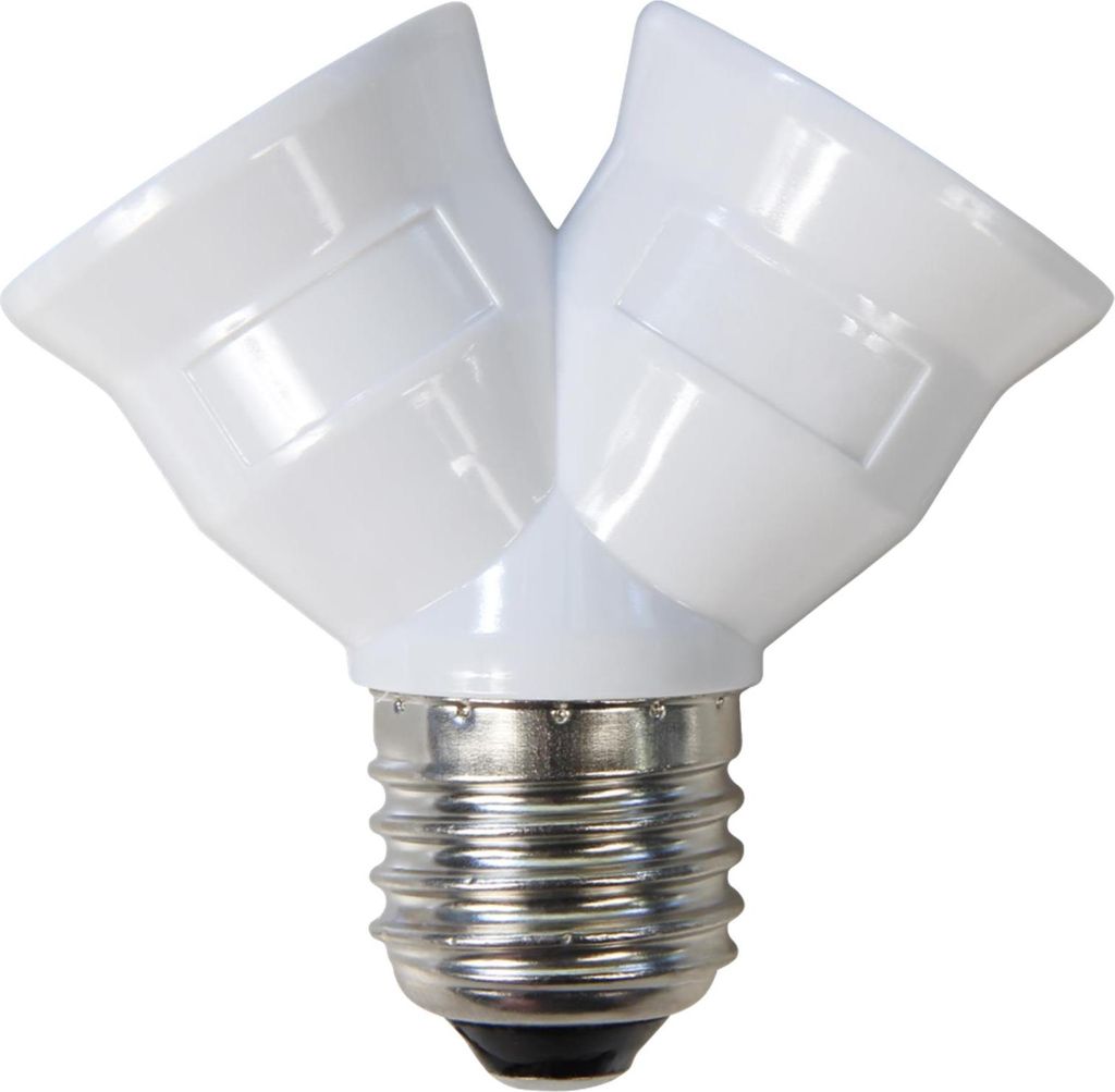 Lampenfassung McShine E27 auf 2x E27, Y-Adapter Produktbild 