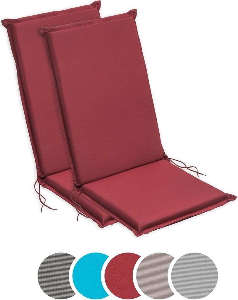 sleepling - 2er Set Hochlehner Auflage, Gartenstuhlauflage, Produktbild 