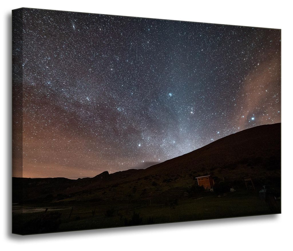 Leinwanddruck Weltraum Sternenhimmel 70x50