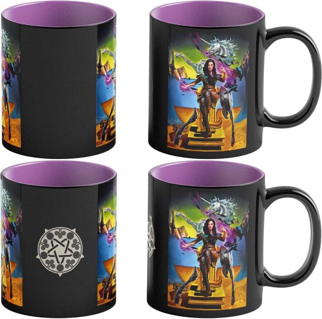 Heat Reveal Becher Good Loot Der Hexer 3 Game Art Chronicles - Yennefer & Salvador Dali 450 ml Schwarz Violett
