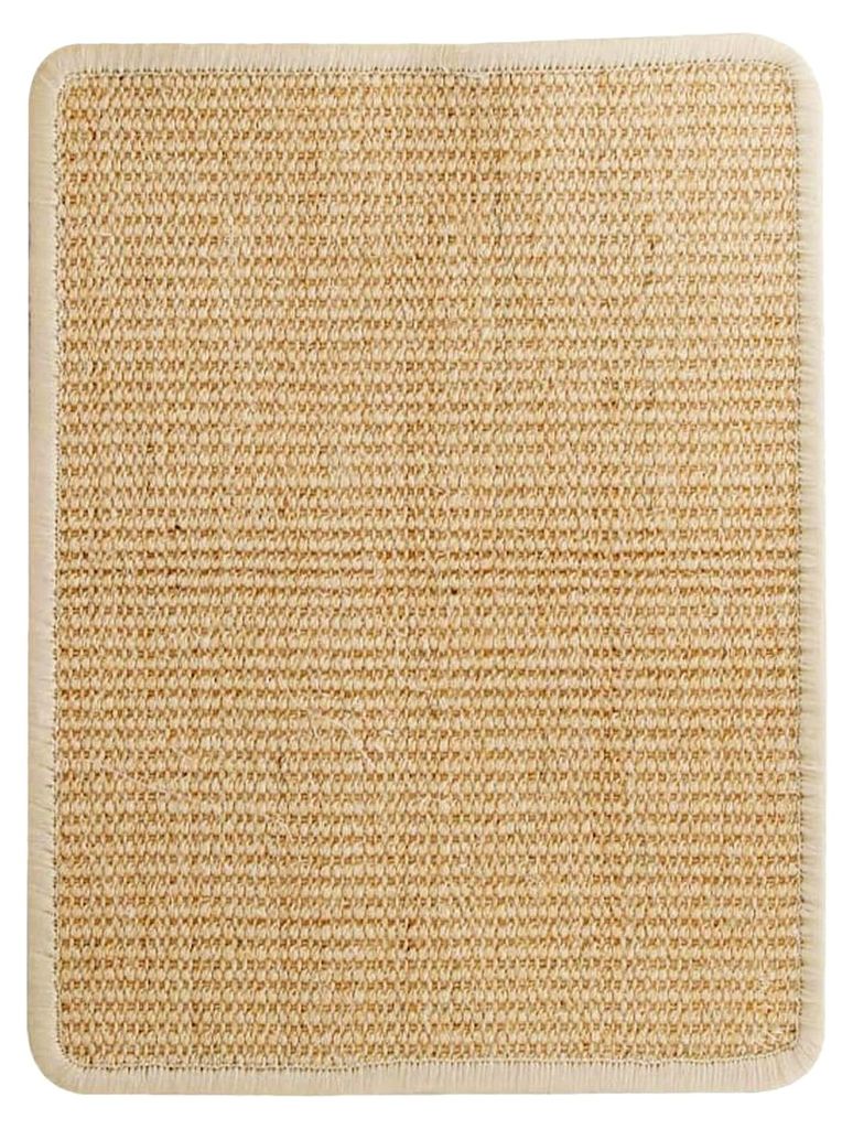 Kratzmatte für Kaninchen, horizontale Ausführung, aus natürlichem Sisal, rutschfeste Unterseite, Haustierpflege-Werkzeug, Geruchskontrolle, sich...