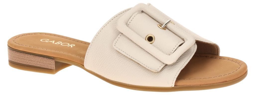 Gabor 82.791 elegante Damen Pantoletten beige NEU