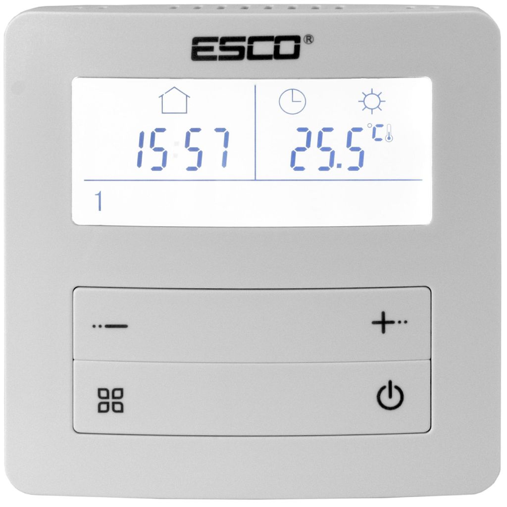 TC-412 Aufputz-Thermostat mit Wochenprogrammierung für Produktbild 