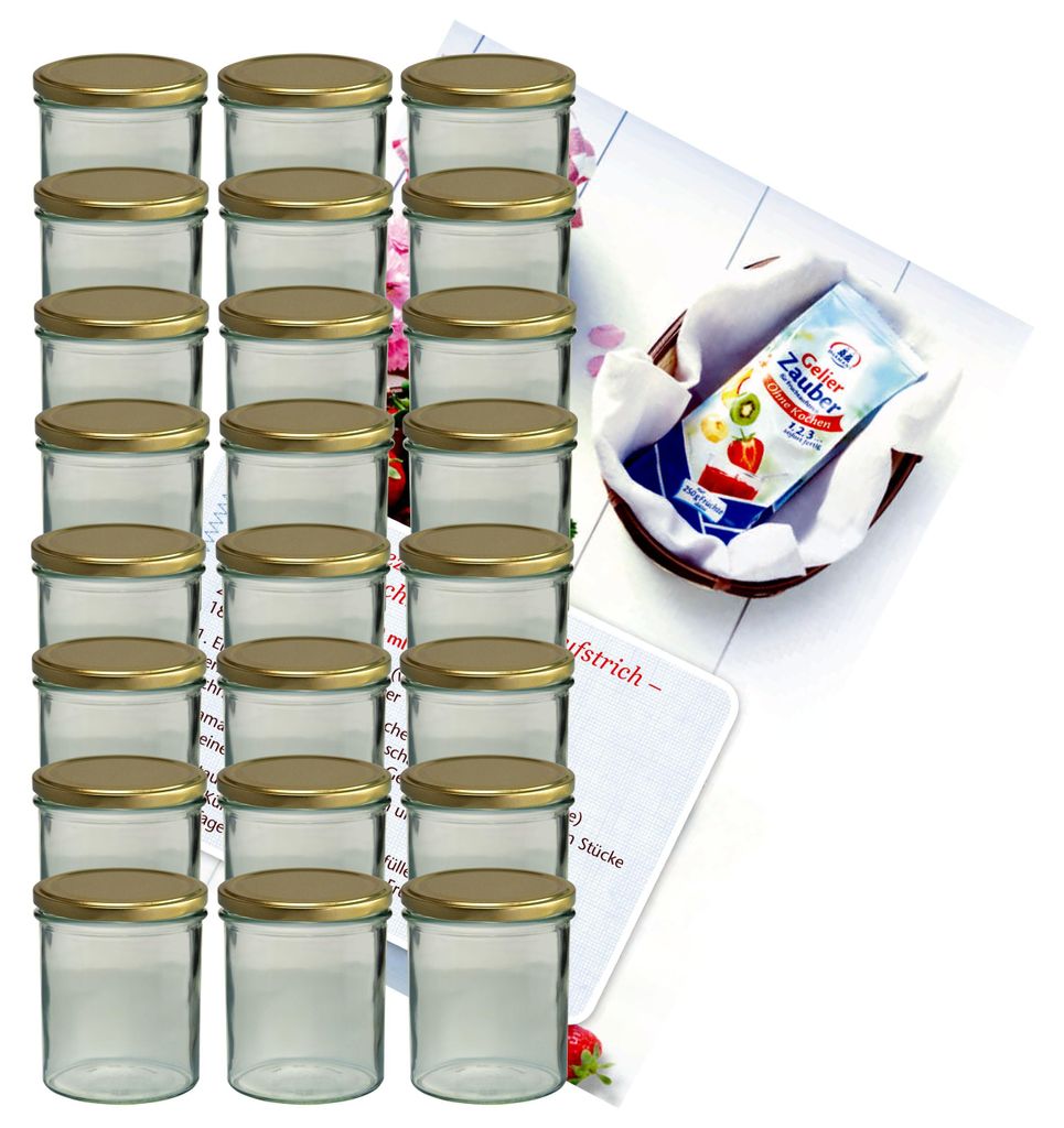 set di 24 tumbler 350 ml barattolo da marmellata barattolo Immagine del prodotto 
