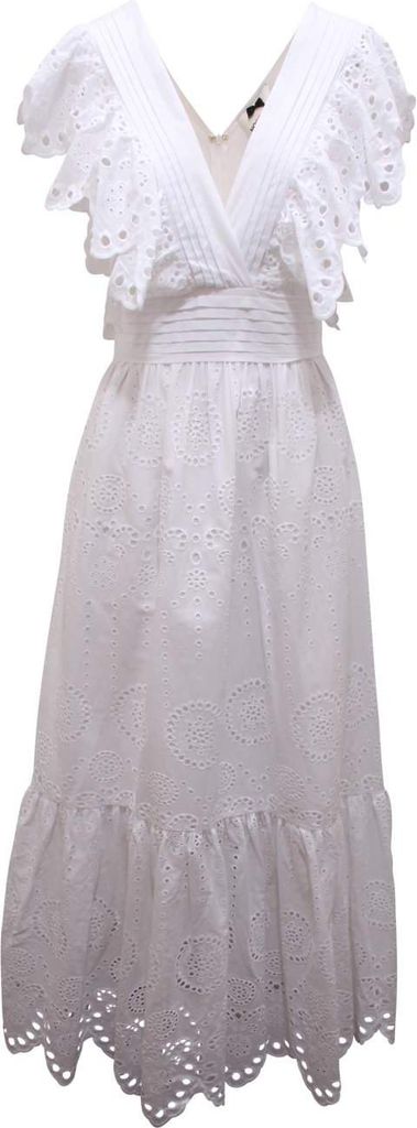 N6852 Abito Sangallo Lungo Donna No Secrets Woman Baumwolle Dress
